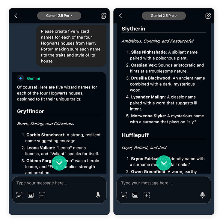 How to Generate Harry Potter Names with YouCam AI Chat