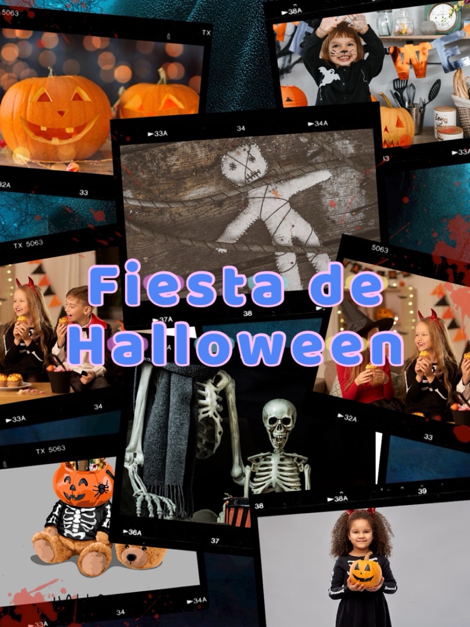 plantillas de halloween para editar con fotos