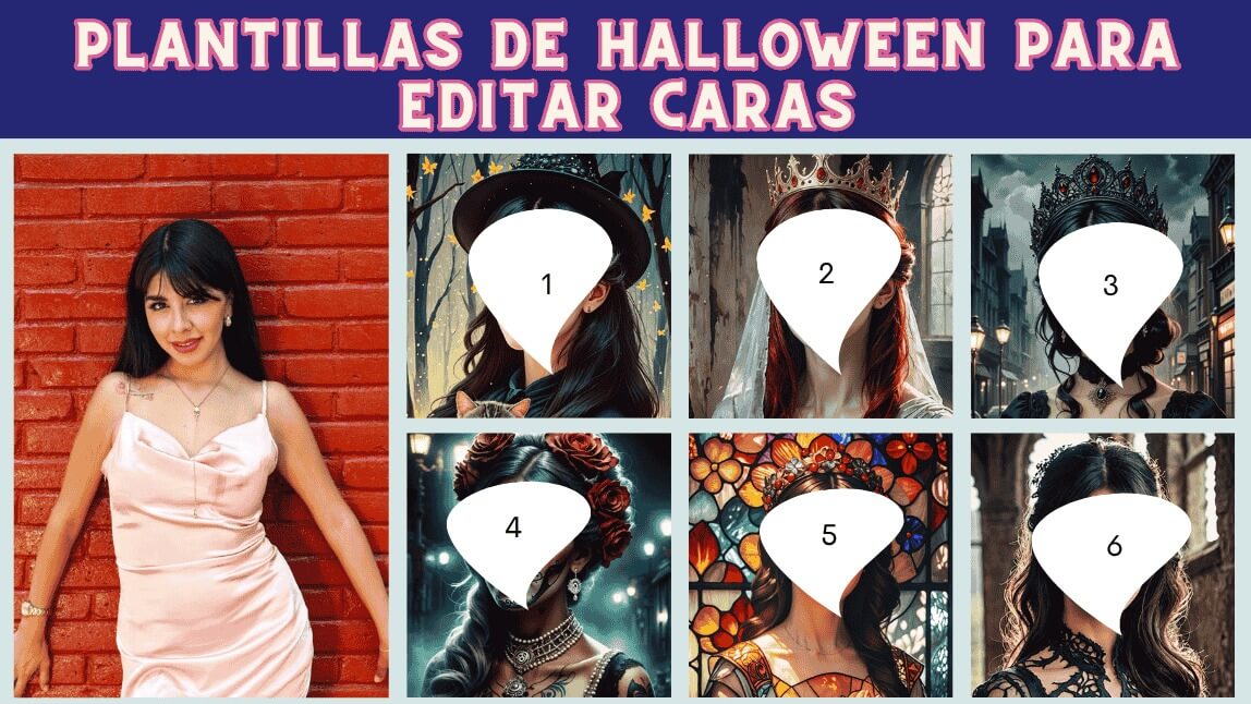 plantillas halloween para poner caras