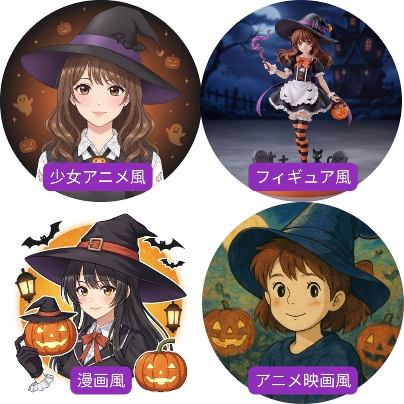『YouCam画像編集ツール』で作成したアイコン