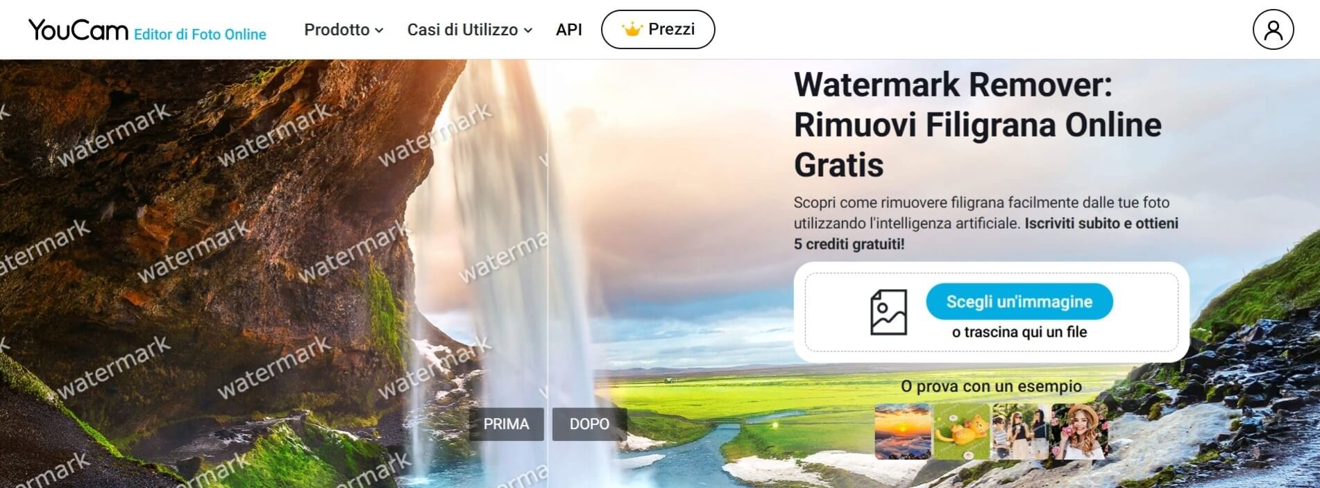 Miglior Strumento AI per Rimuovere Filigrana da Foto del 2025 Miglior Strumento AI per Rimuovere Filigrana da Foto del 2025