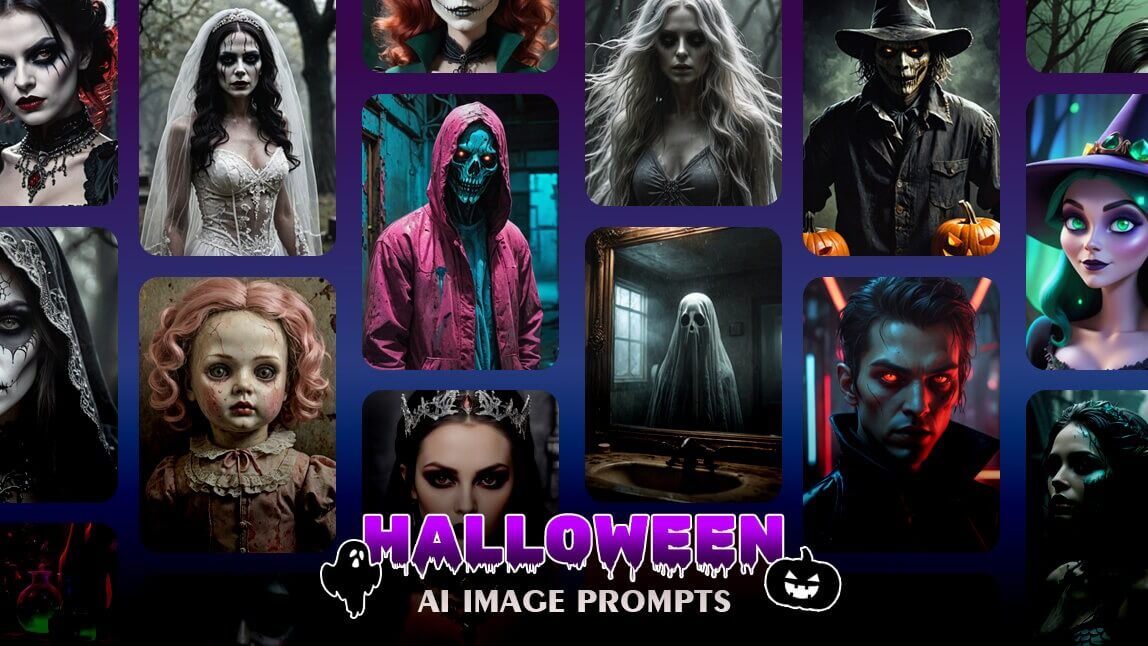 Midjourney AI Image Prompts for Halloween