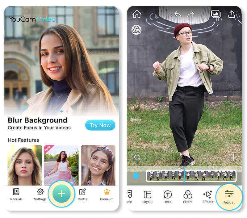 First, upload your video to the app.