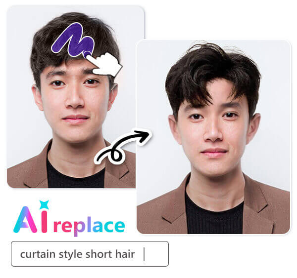 Realistic Curtain Bangs Result What would I look like with curtain bangs