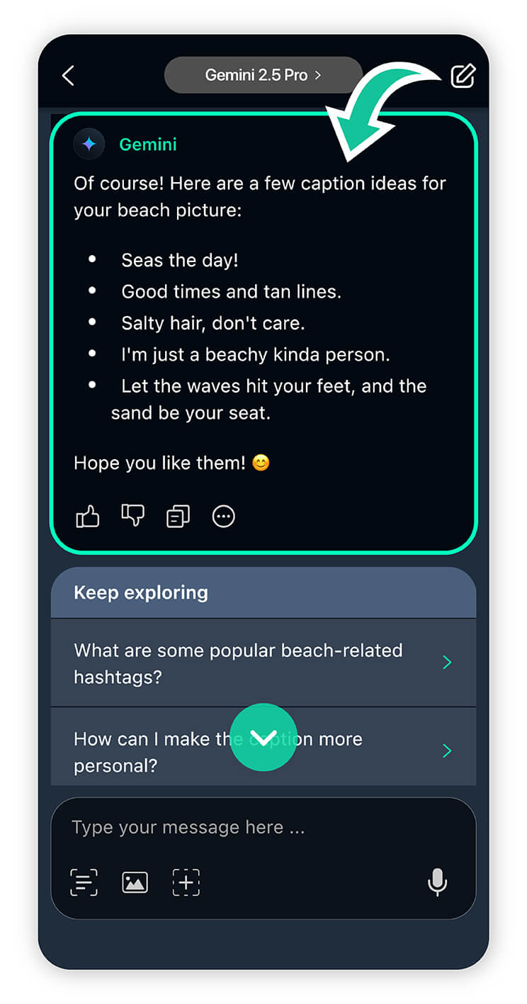 Instagram caption generator can give you endless caption options.
