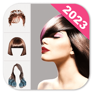 Hairstyle Changer Logo der App Hairstyle Changer.
