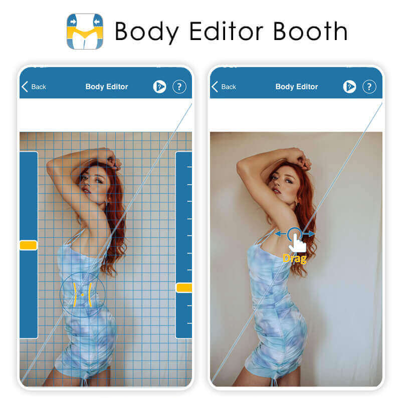 Best Body Slimming App: Body Editor Booth