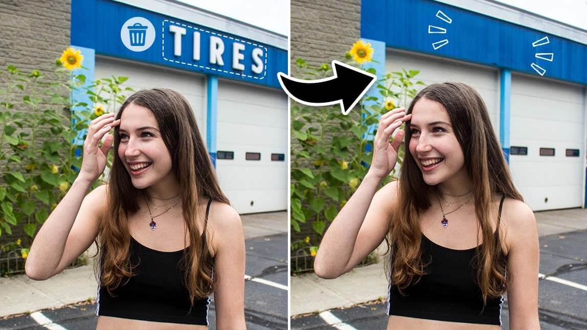 Supprimer texte et filigranes sur photo via IA gratuite (App/en Ligne)