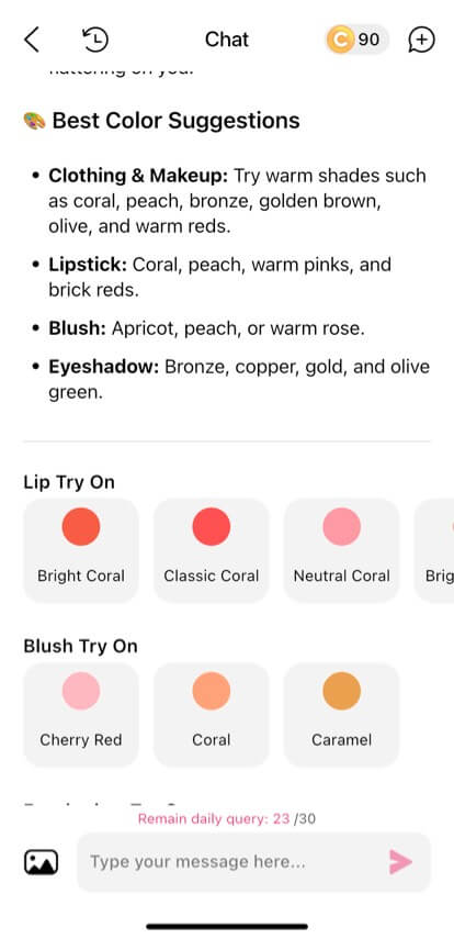 Makeup suggestions based on your skin undertone