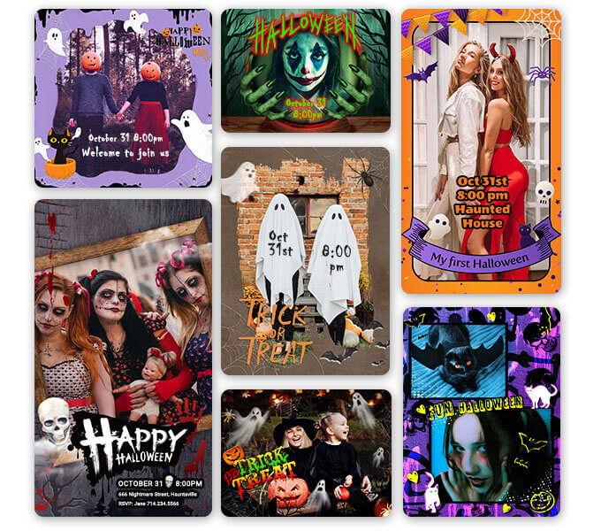 Ajoutez des modèles Halloween à vos photos