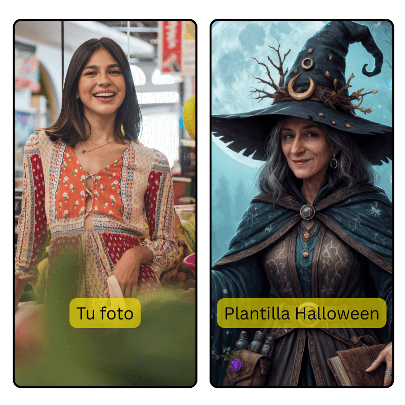 fotomontaje de halloween para adultos y niños
