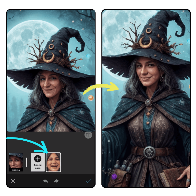 fotomontaje de halloween para adultos y niños