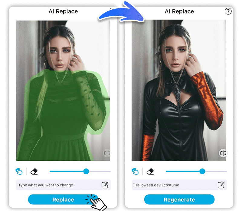 Idee costumi halloween donna: generatore di immagini AI