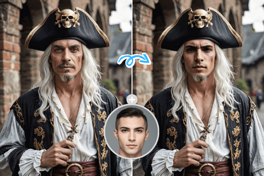 Generazione Costumi di Halloween con Face Swap