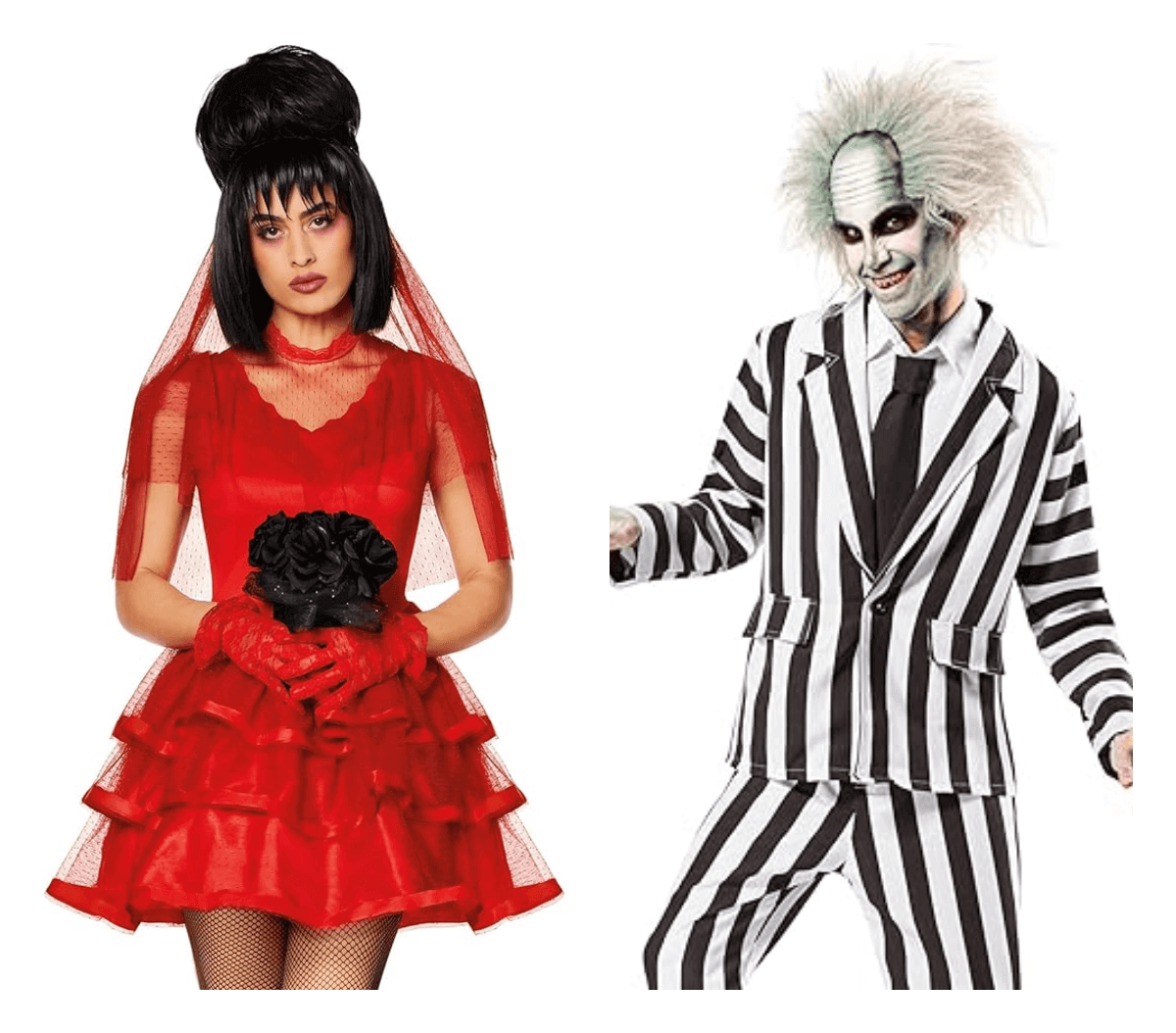 Costumi Coppia Halloween #7: Lydia Deetz & Beetlejuice