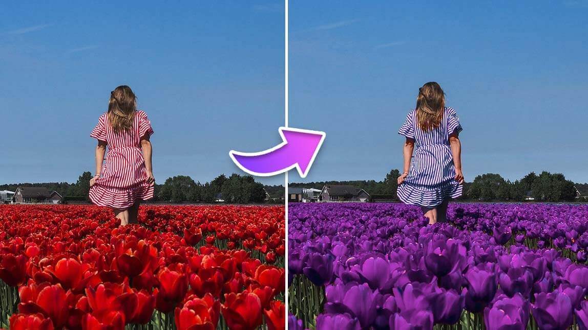 Changer couleur photo avec YouCam Perfect