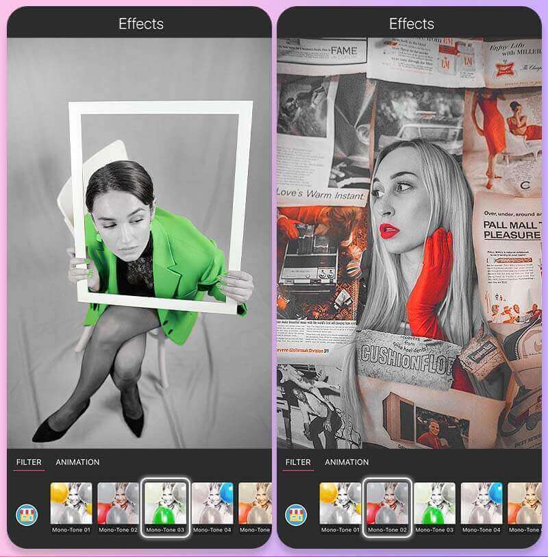 Mettre une photo en noir et blanc