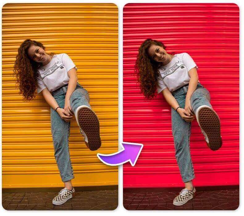 Changer la couleur de fond d'une image : change color image