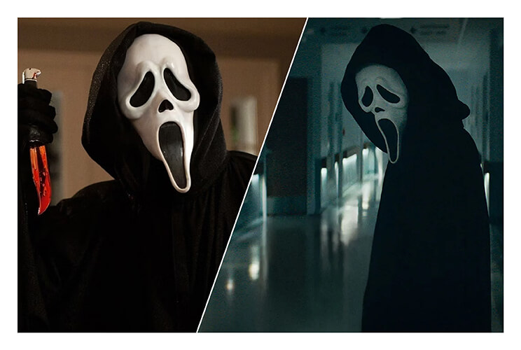 Try on the Ghostface filter instantly to scare your friends this Halloween.