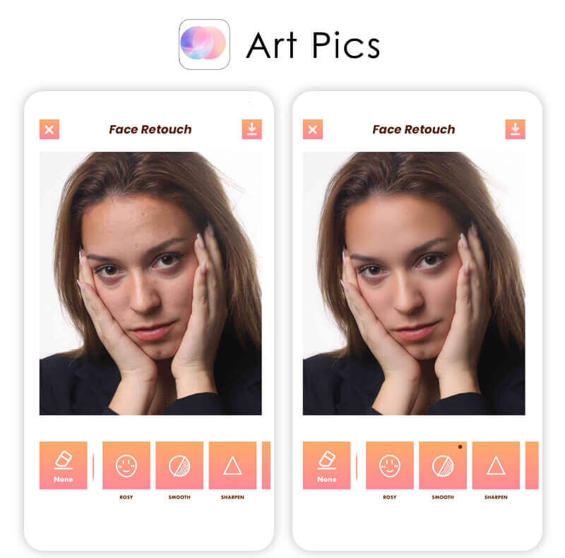 Best Skin Smoother Photo Apps: Art Pics Art Pics skin smoother photo app
