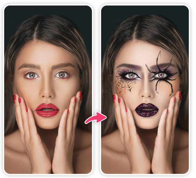 Filtre araignée Halloween Filtre araignée Halloween