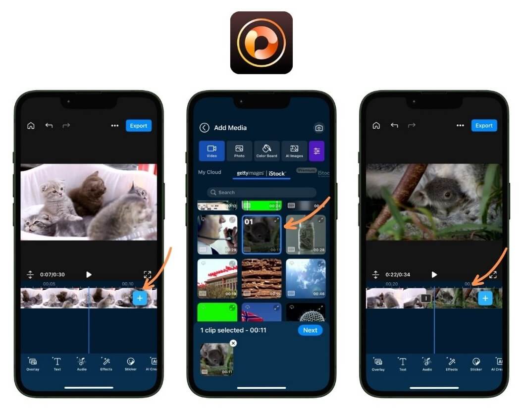 Combiner des vidéos dans PowerDirector Combiner des vidéos dans PowerDirector