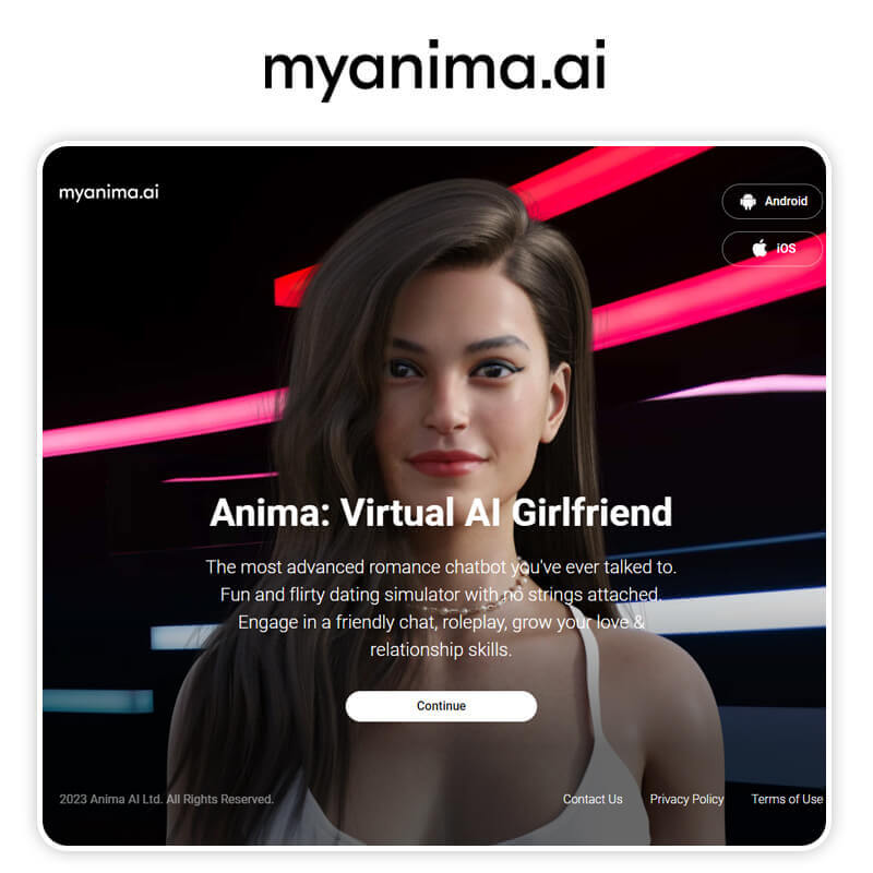 Myainma.ai: Personalize sua Namorada IA App Myainma.ai para personalizar a personalidade da sua namorada ia.