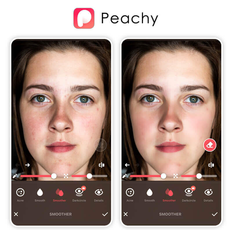 Best Skin Smoother Photo Apps: Peachy Peachy skin smoother photo app