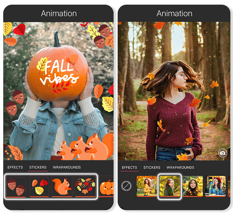 Ajouter Effet automne aux photos