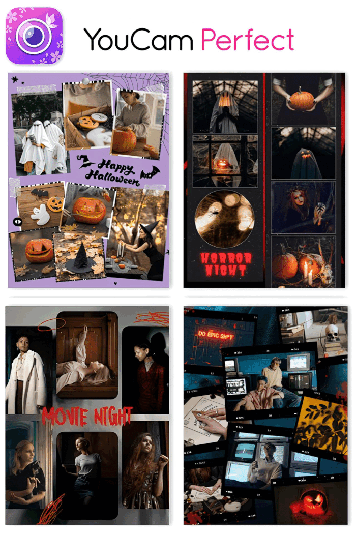 Collage photo pour Photo Dump d'Octobre : photo dump d'Halloween