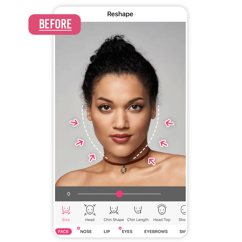 Reshape your face for the perfect face ratio
