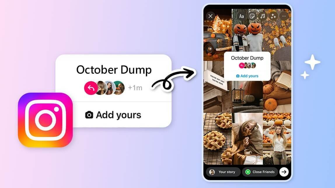 Comment faire des Stories Instagram pour Photo Dump d'Octobre