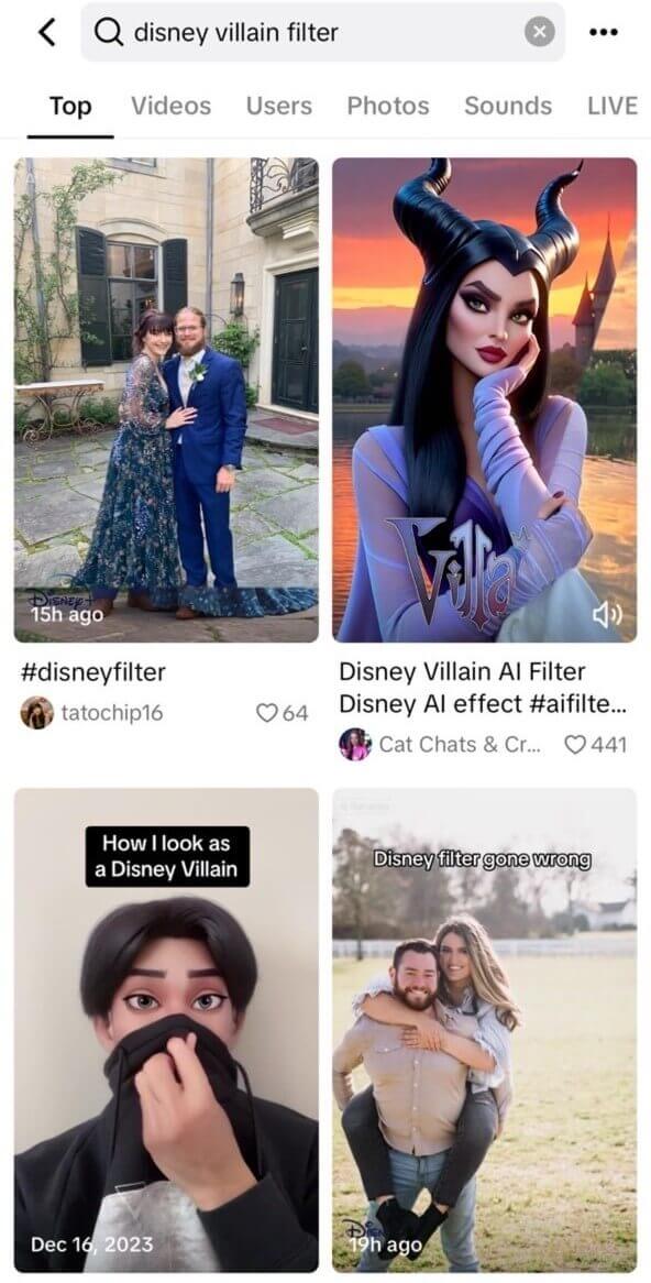 Disney Villain Filter Trend auf TikTok. Finde den Disney Villain Filter Trend auf TikTok.