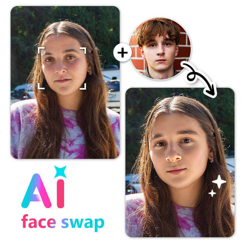 See what you'd look like as the opposite gender with AI Face Swap Experience hyper-realistic woman filter