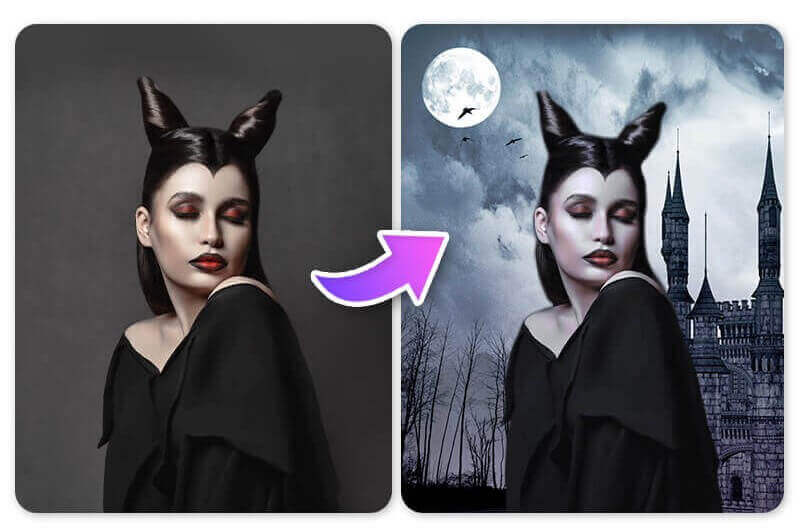 Sfondo Halloween Castello Stregato Sfondo Halloween Castello Stregato