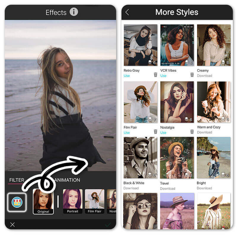 Ajouter filtre photo photo dump d'Octobre