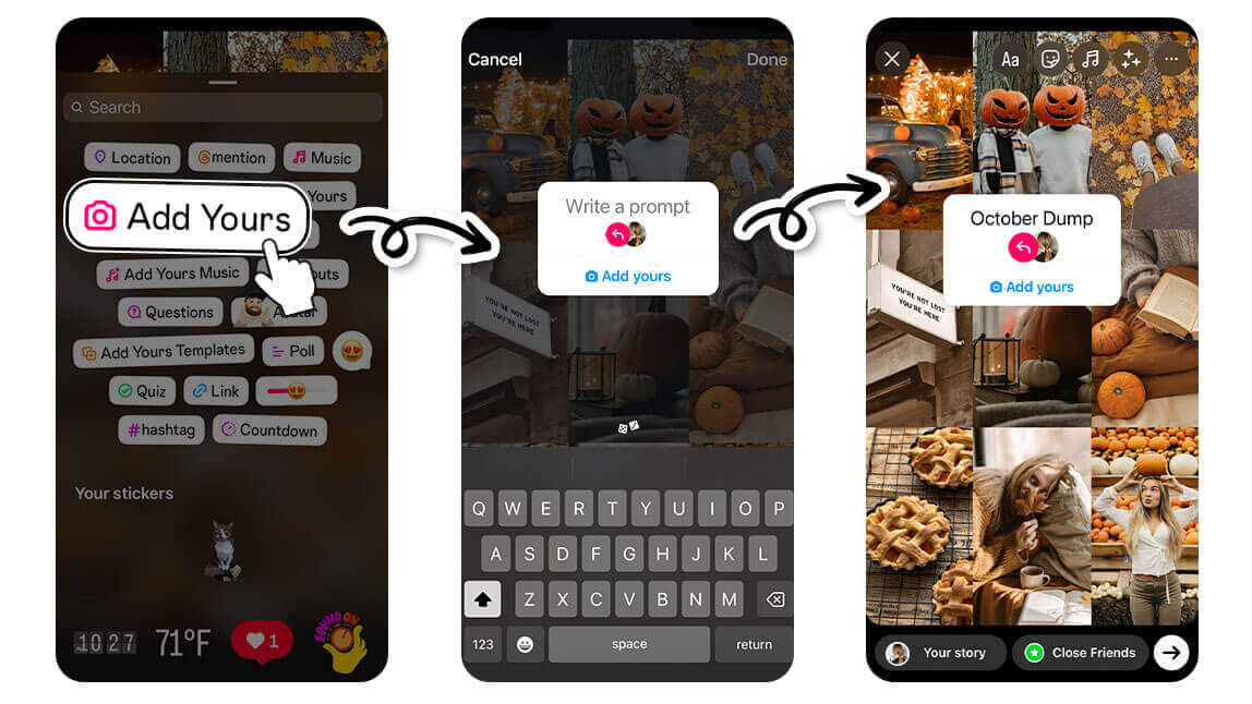 Photo Dump d'Octobre pour Halloween sur Instagram