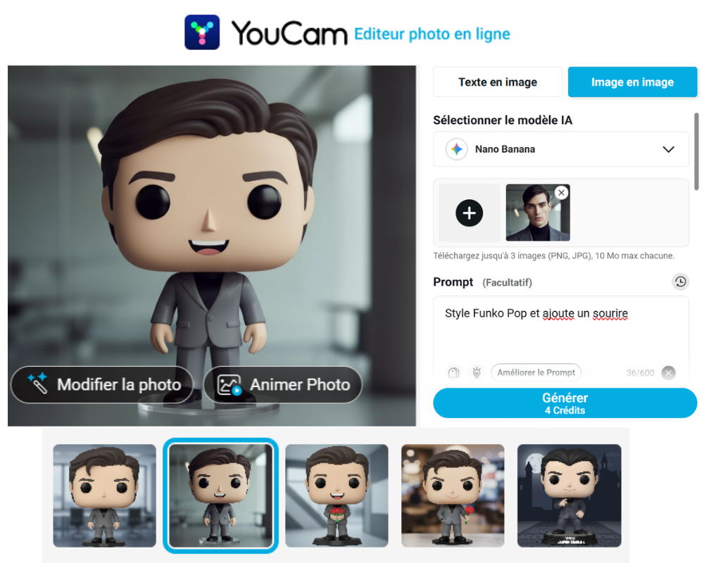 Générateur de figurine funko pop en ligne
