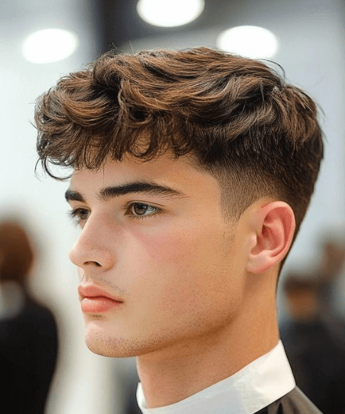 French Crop degradado (fade)