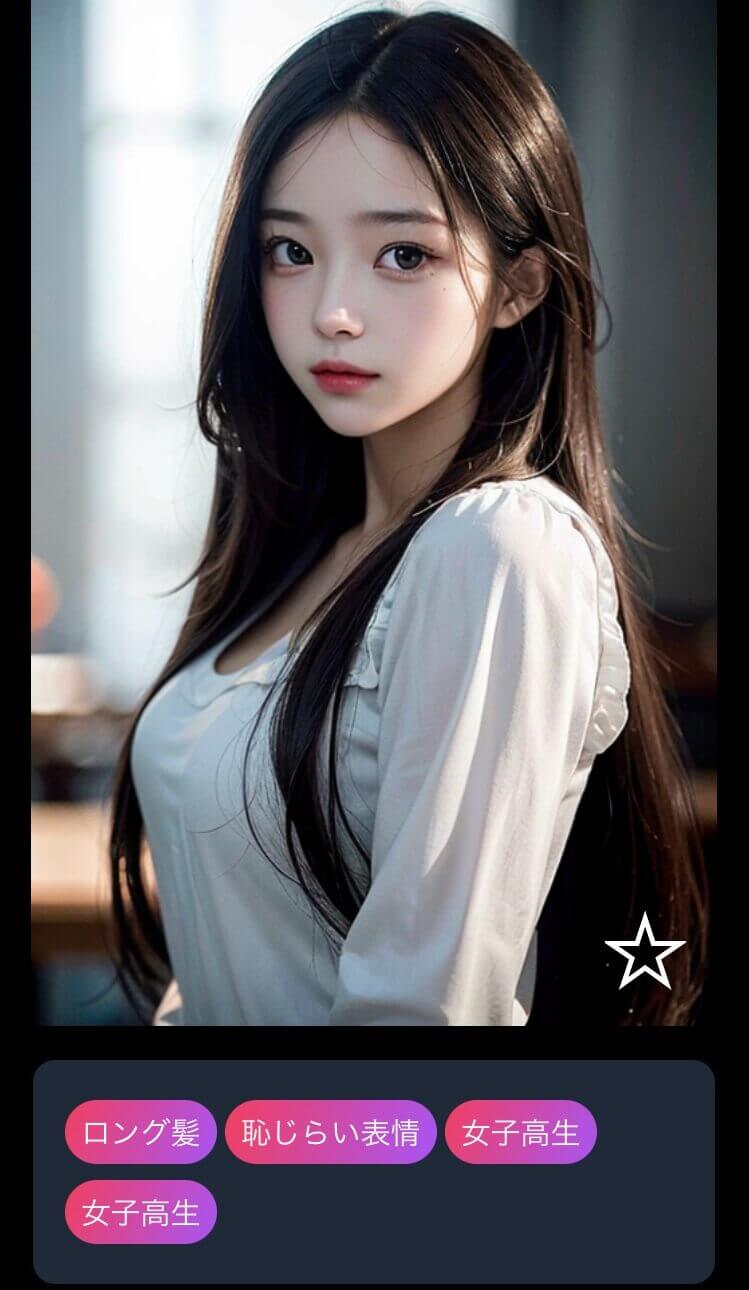 leuc.aiで生成したAI美女