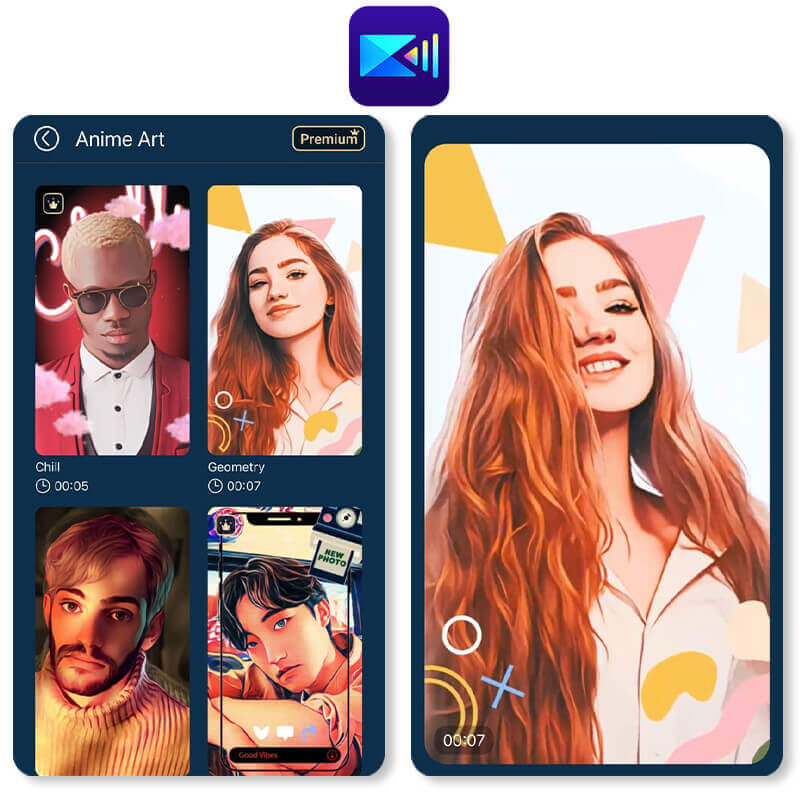 Video to Cartoon Converter: PowerDirector Video to anime converter: PowerDirector