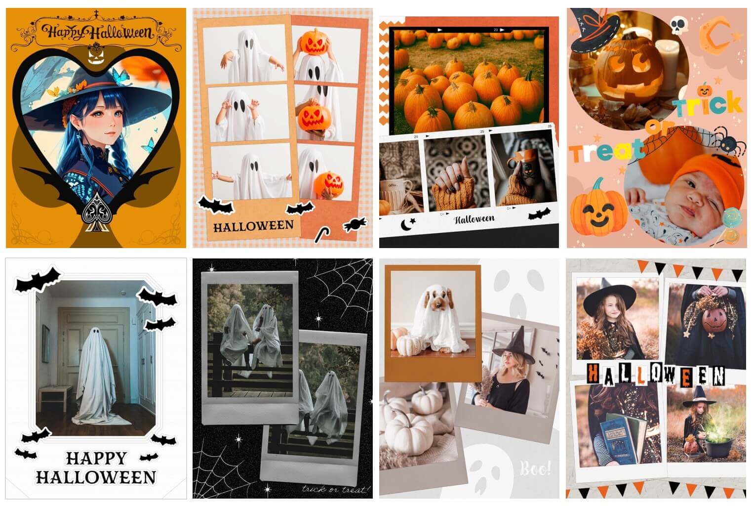 萬聖圖框模板