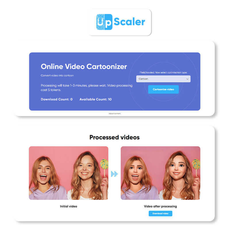 Video to Cartoon Converter: Image Upscaler Video to Anime Converter: Image Upscaler