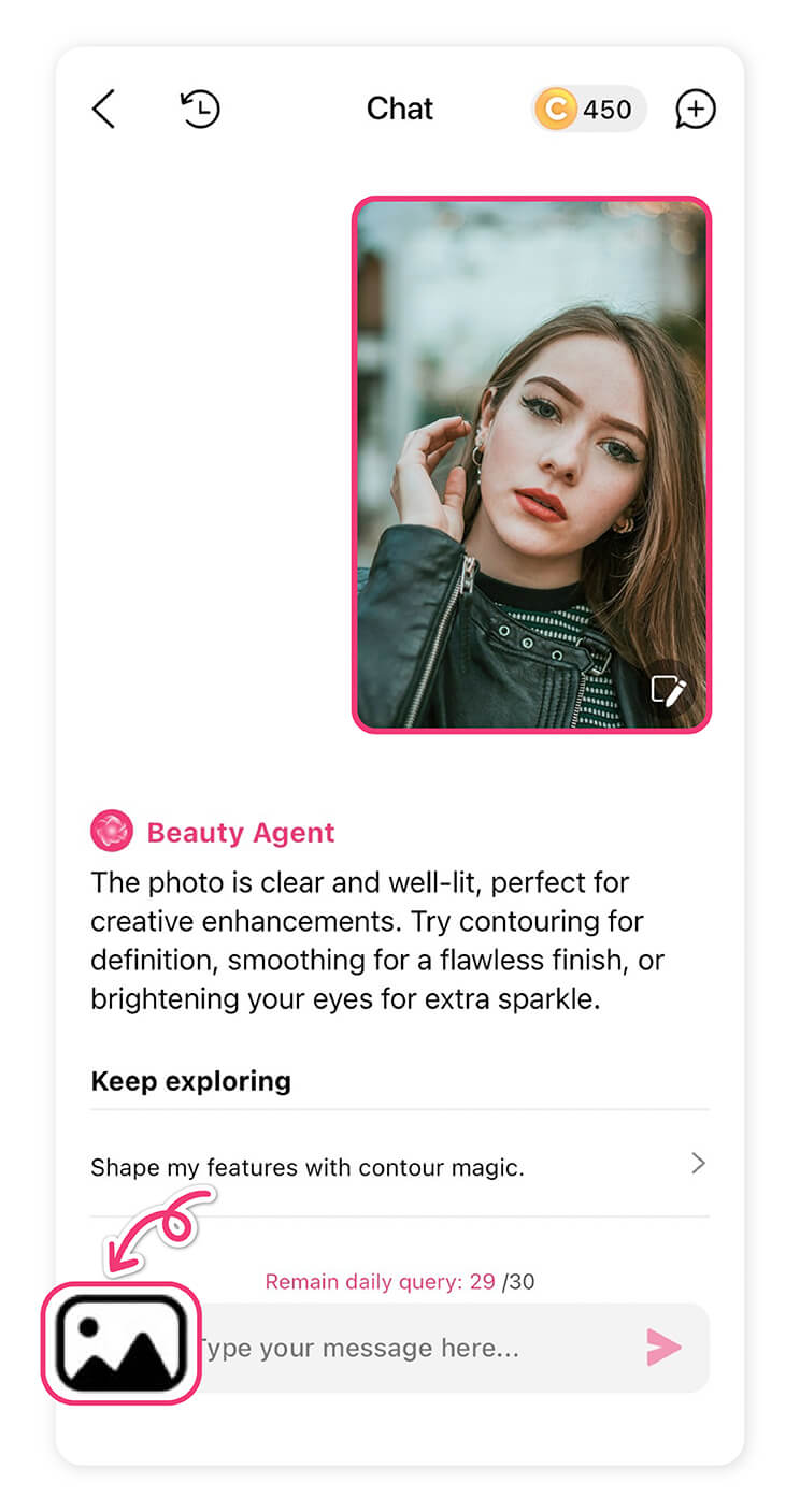 Upload Your Selfie in YouCam Makeup