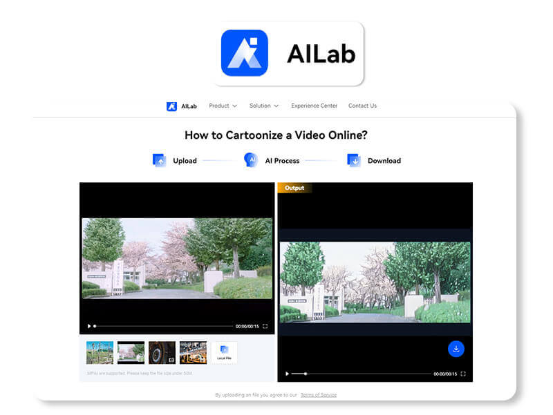 Video to Cartoon Converter: AI Lab by Wondershare Video to Anime Converter: AI Lab by Wondershare