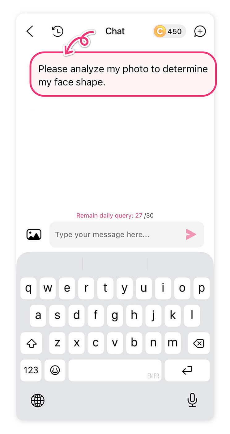 Enter The Prompt To Identify Your Face Shape