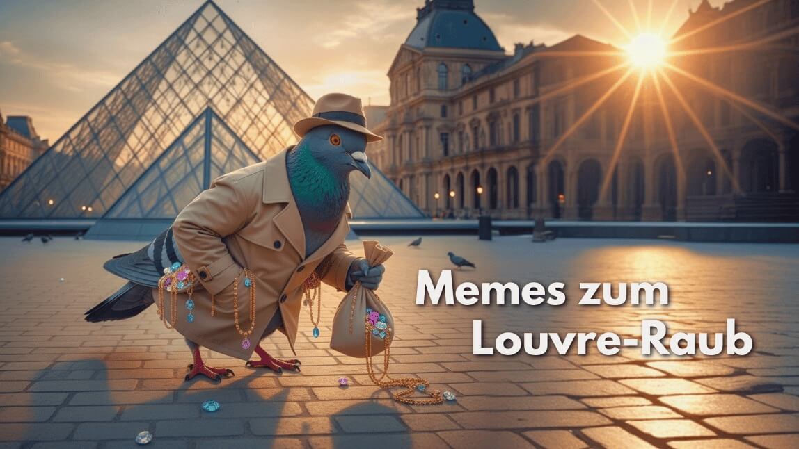 Louvre-Raub: Die besten Memes & wie du dein eigenes erstellst