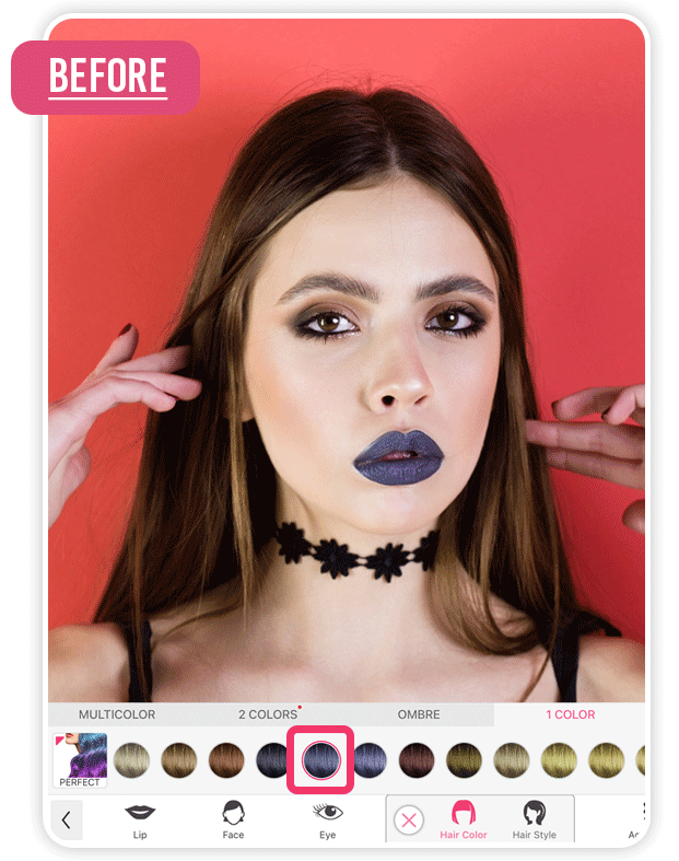 Couleurs de cheveux Halloween