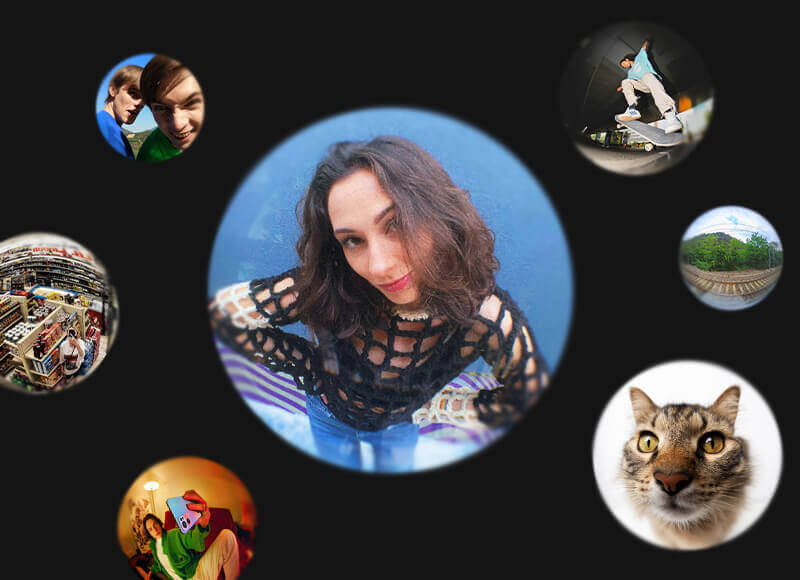 Melhor filtro olho de peixe para selfies