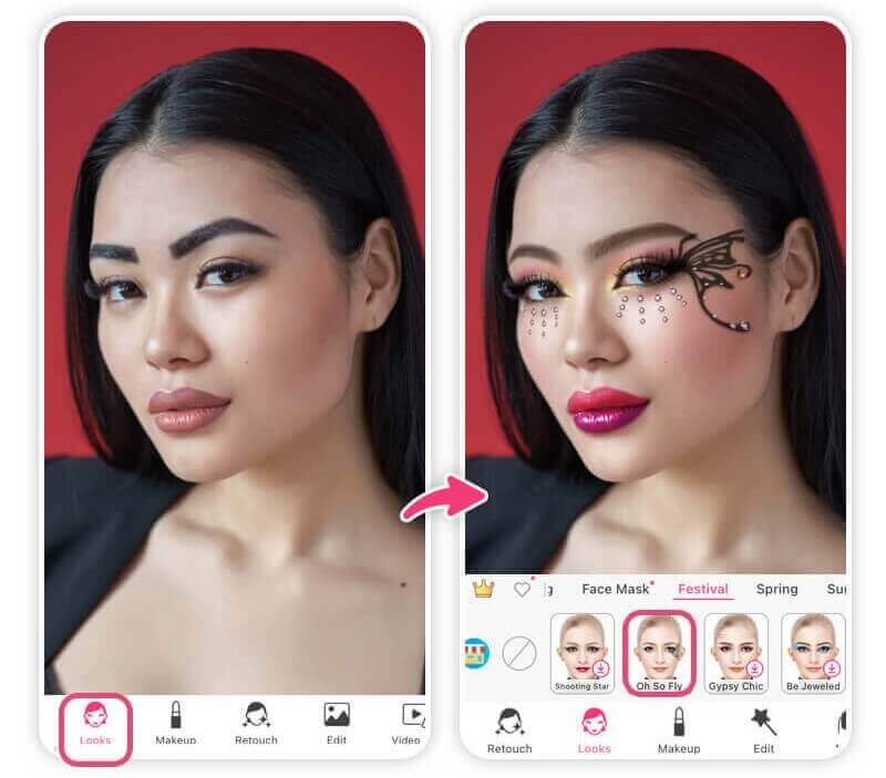 Idee Trucco Halloween Donna 2025: Trucco da Farfalla Trucco Halloween Donna: Trucco Farfalla "La Mystique"